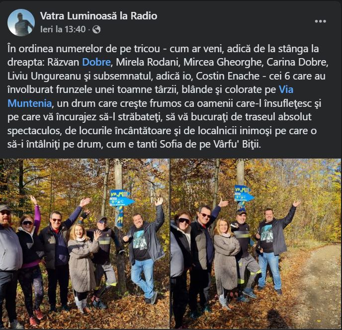 Via Muntenia la Vatra Luminoasă